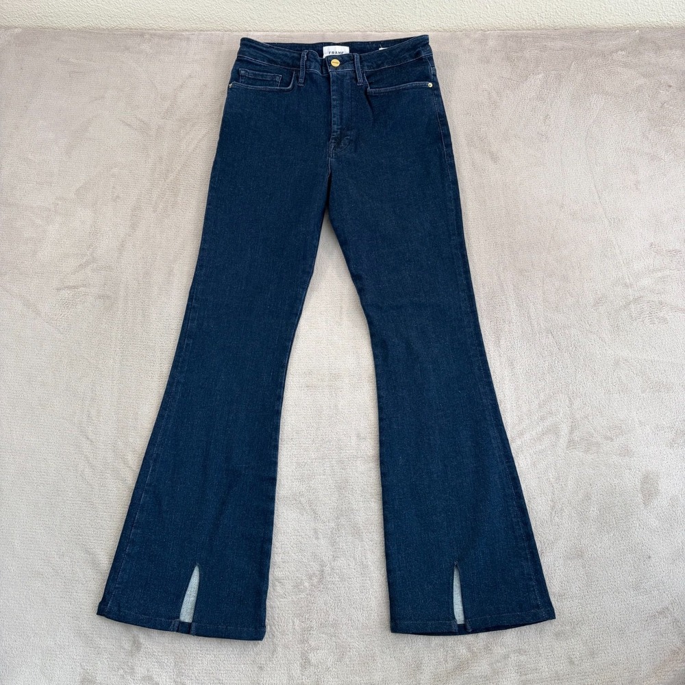 Frame Jeans Le One Flare in Keller Blue Women 2 High Rise